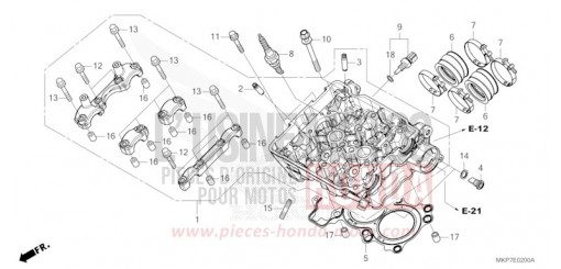 CYLINDER HEAD CB500XAN de 2022